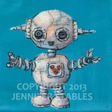 Springy Blue-Bot